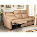 Power Reclining 3-Seat Sofa with Adjustable Headrest, Lumbar Support & USB Charging Ports