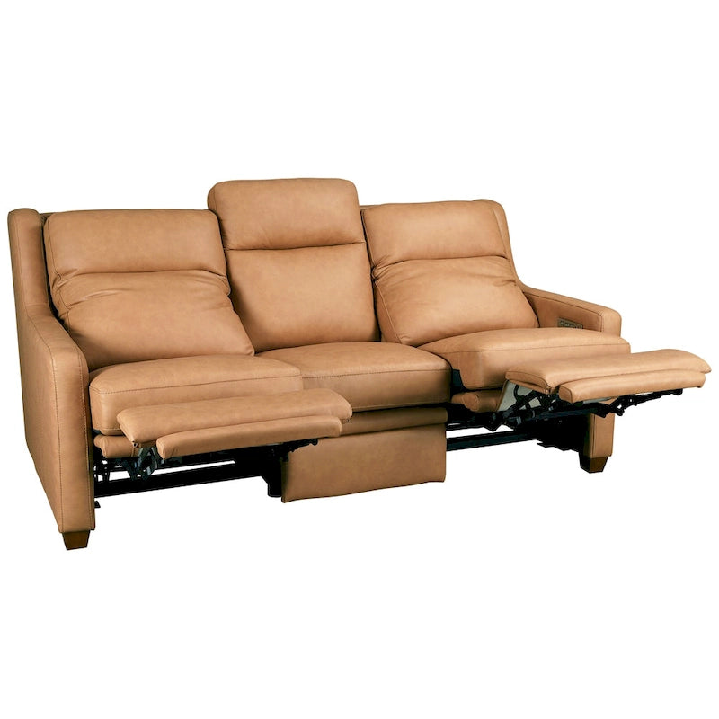 Power Reclining 3-Seat Sofa with Adjustable Headrest, Lumbar Support & USB Charging Ports