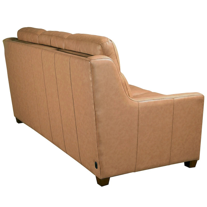 Power Reclining 3-Seat Sofa with Adjustable Headrest, Lumbar Support & USB Charging Ports