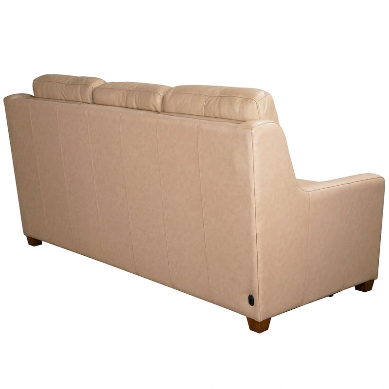 Power Reclining 3-Seat Sofa with Adjustable Headrest, Lumbar Support & USB Charging Ports