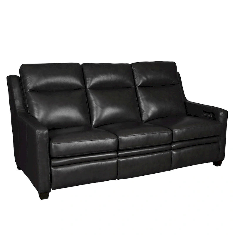 Power Reclining 3-Seat Sofa with Adjustable Headrest, Lumbar Support & USB Charging Ports