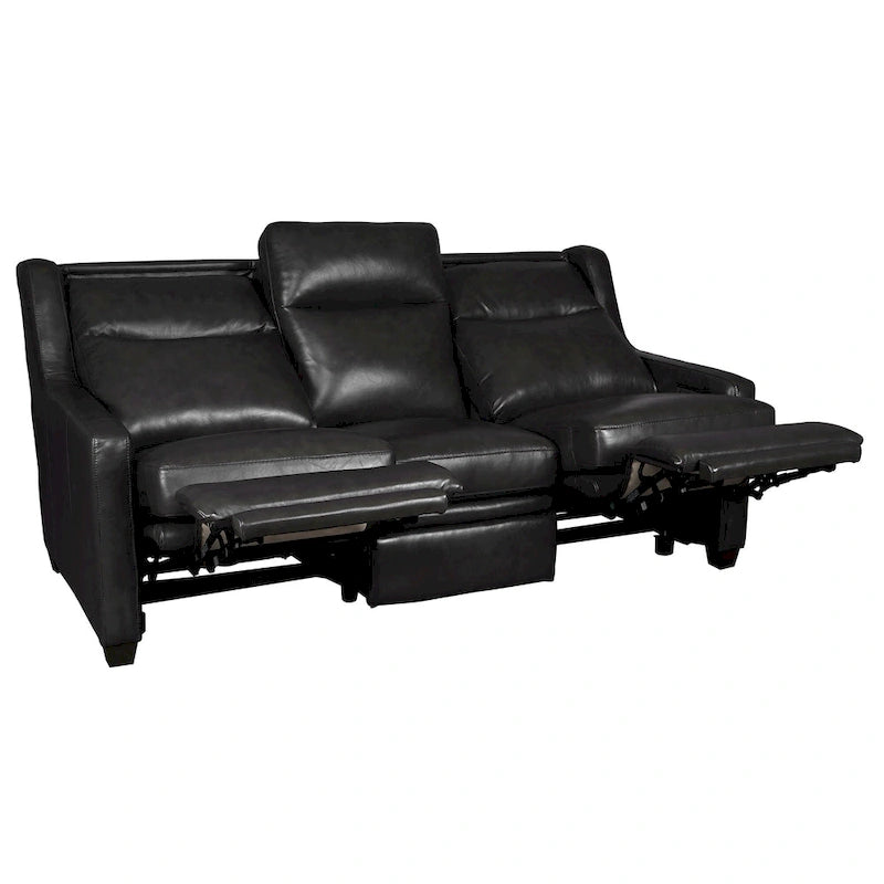 Power Reclining 3-Seat Sofa with Adjustable Headrest, Lumbar Support & USB Charging Ports