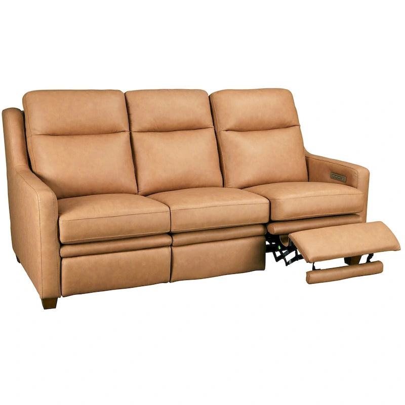 Power Reclining 3-Seat Sofa with Adjustable Headrest, Lumbar Support & USB Charging Ports