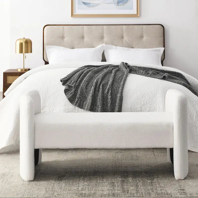 Modern Bench for Bedroom End of Bed