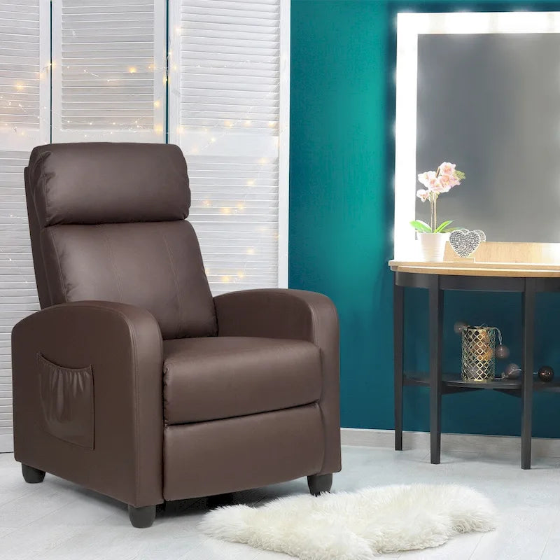 Ergonomic Adjustable Massage Recliner Chair with 8 Modes & Remote Control