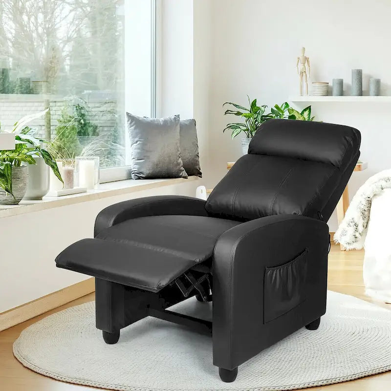 Ergonomic Adjustable Massage Recliner Chair with 8 Modes & Remote Control