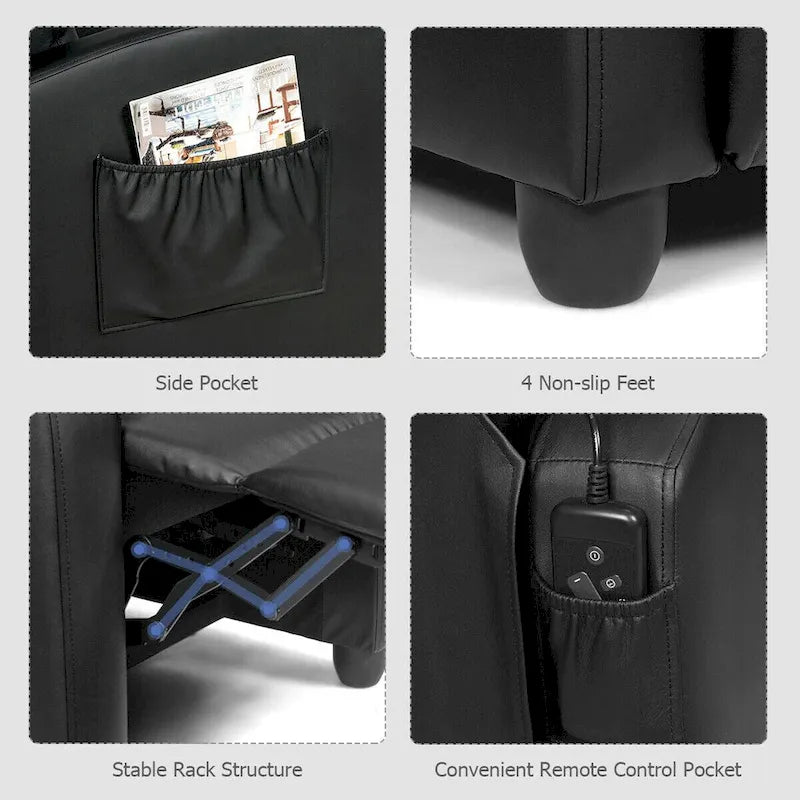 Ergonomic Adjustable Massage Recliner Chair with 8 Modes & Remote Control