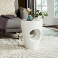 Sculptural Concrete Accent Side Table – Indoor & Outdoor