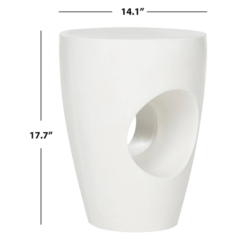 Sculptural Concrete Accent Side Table – Indoor & Outdoor
