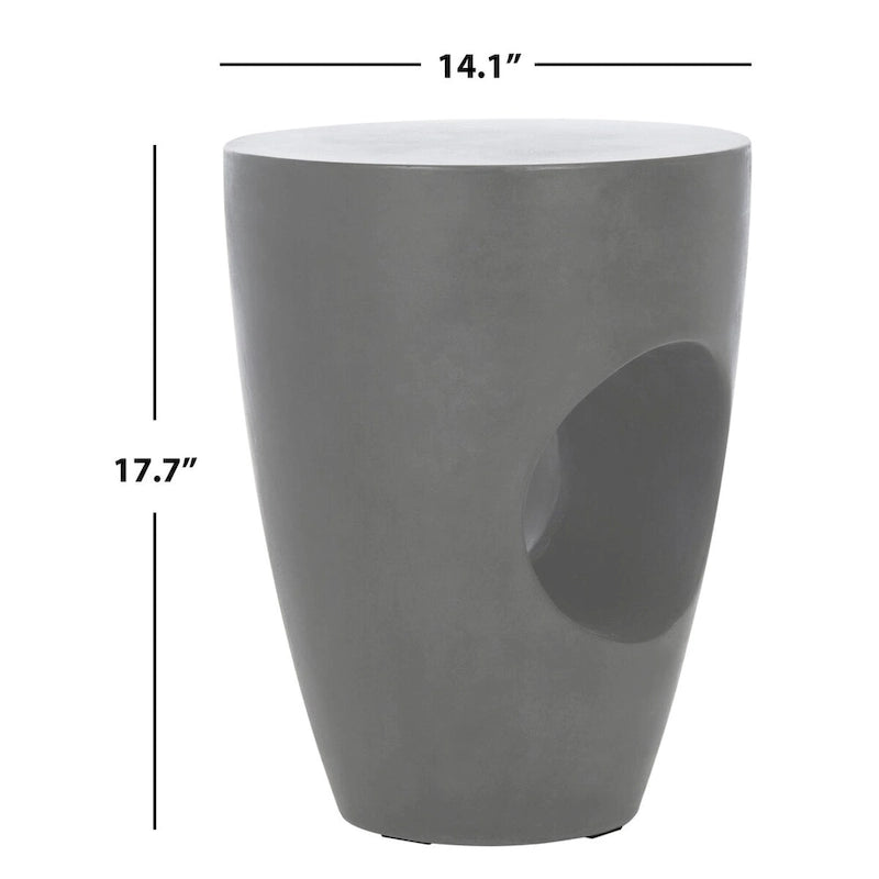 Sculptural Concrete Accent Side Table – Indoor & Outdoor