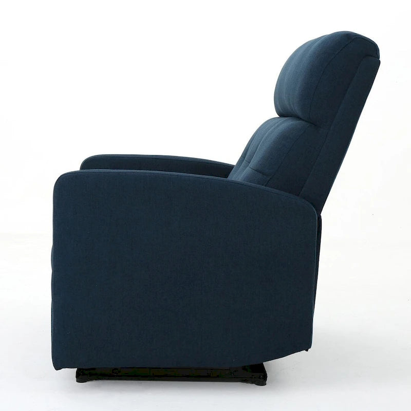 Doppelsitziger Stoff-Loveseat mit Liegefunktion und weichen Polstern, moderner Stil