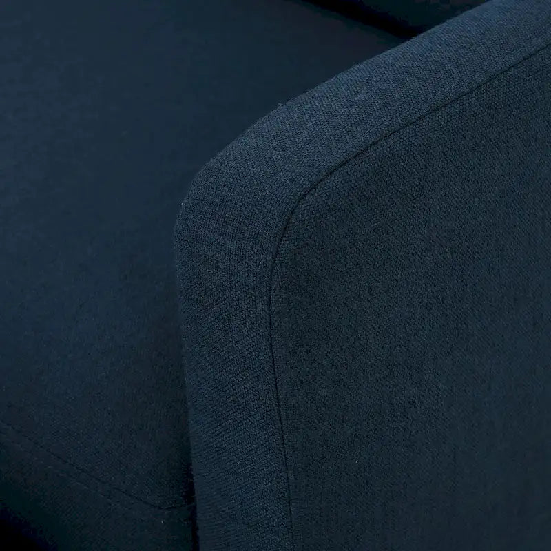 Doppelsitziger Stoff-Loveseat mit Liegefunktion und weichen Polstern, moderner Stil