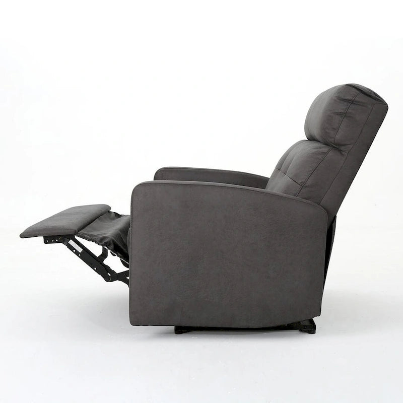 Doppelsitziger Stoff-Loveseat mit Liegefunktion und weichen Polstern, moderner Stil