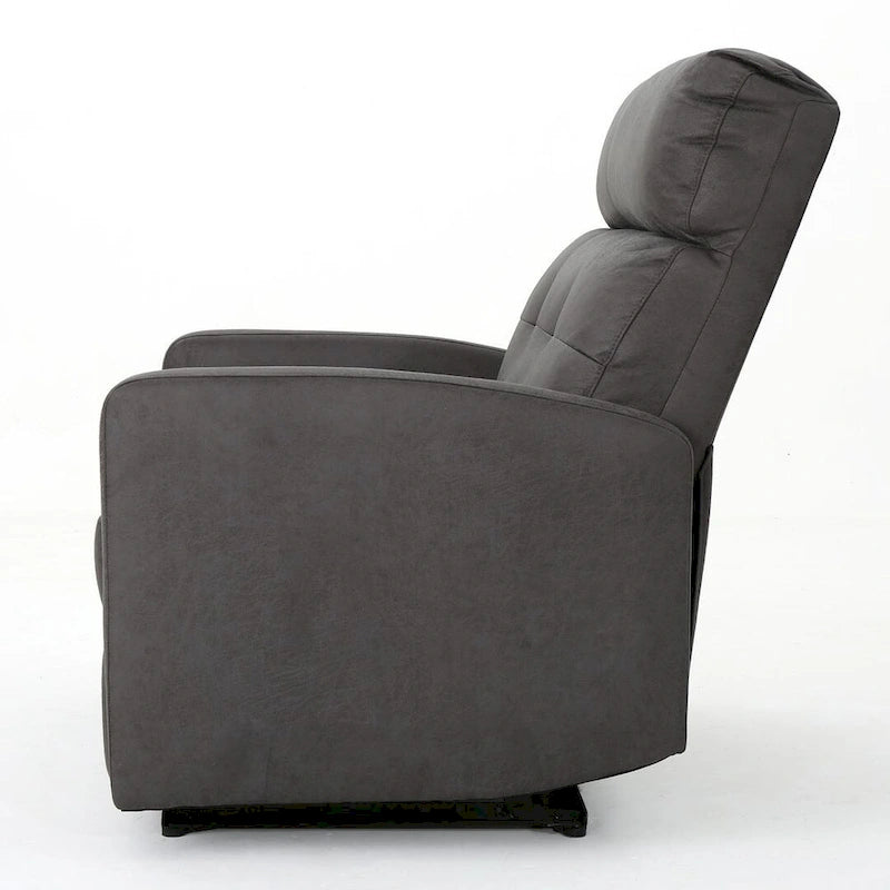 Doppelsitziger Stoff-Loveseat mit Liegefunktion und weichen Polstern, moderner Stil