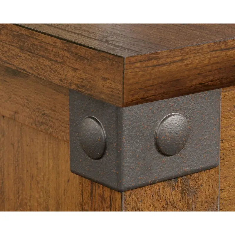 Lift Top Coffee Table with Hidden Storage & Open Shelving
