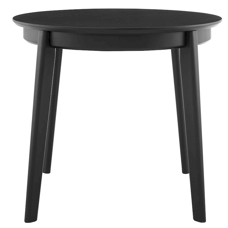 36-Inch Round Dining Table with Matte Finish, Modern Minimalist Style