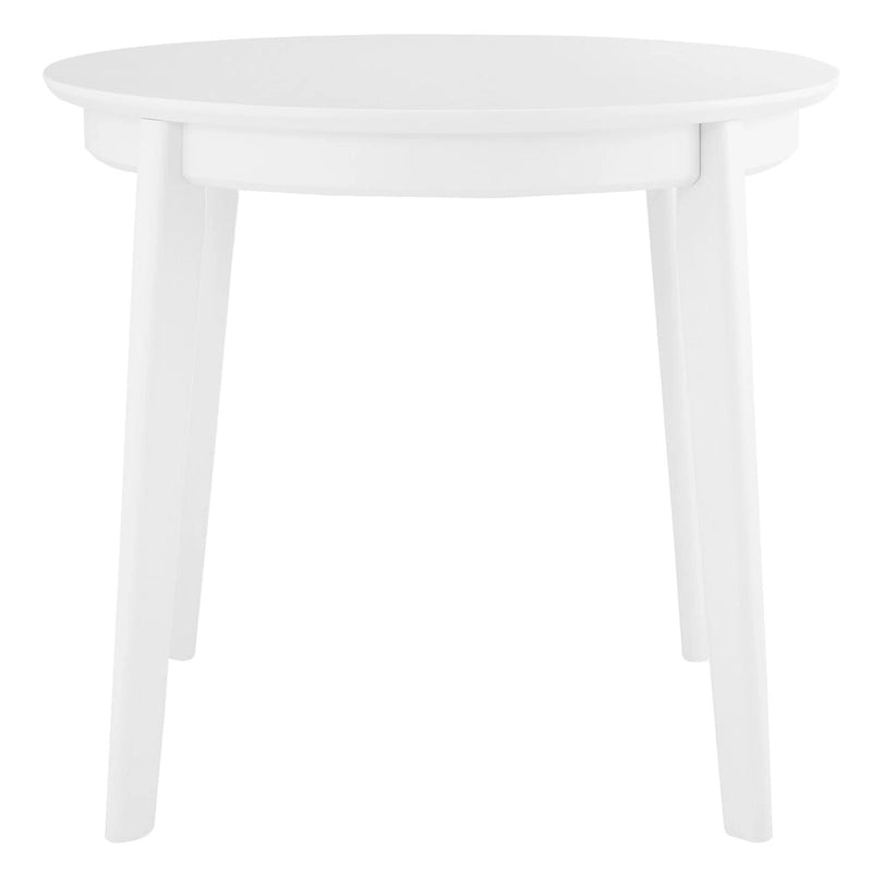 36-Zoll-runder Esstisch mit matter Oberfläche im modernen minimalistischen Stil
