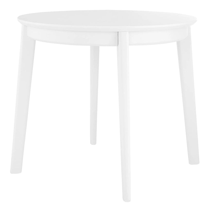 36-Zoll-runder Esstisch mit matter Oberfläche im modernen minimalistischen Stil