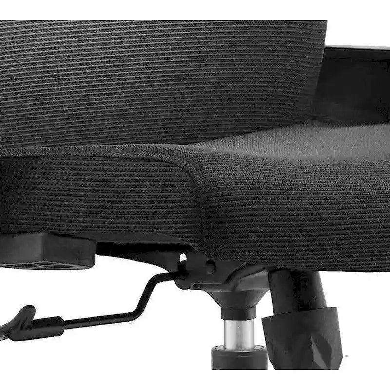 Adjustable Mid-Back Office Chair with 360° Swivel, Tilt & Lumbar Support