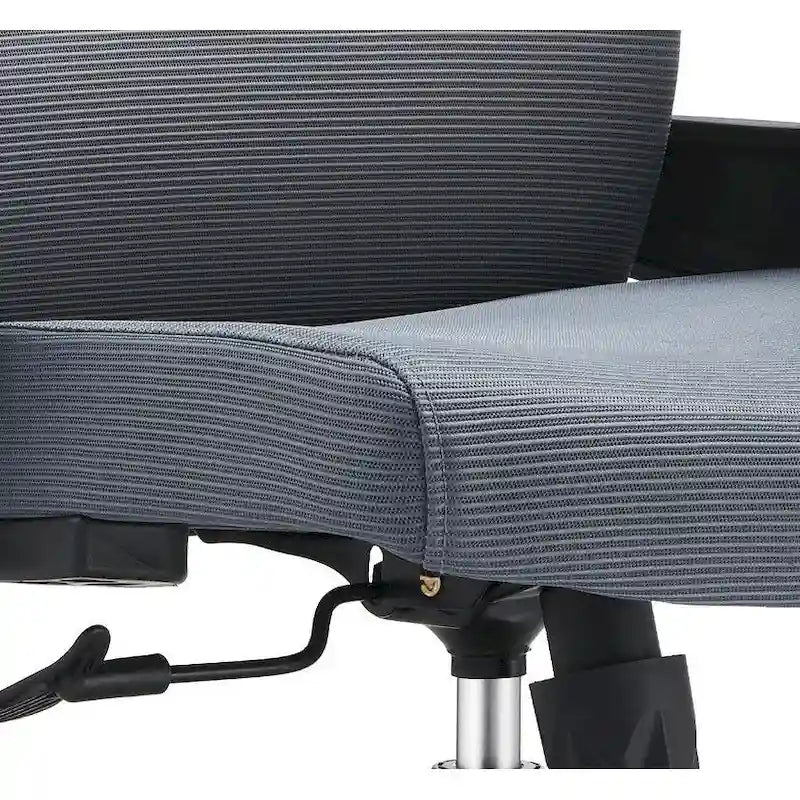 Adjustable Mid-Back Office Chair with 360° Swivel, Tilt & Lumbar Support